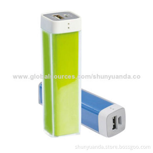 Fashionable and portable mobile power bank, supply necessary travel products, weighs 110 and 75g